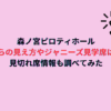 森ノ宮ピロティホール座席からの見え方やジャニーズ見学席はどこ？見切れ席情報も調べてみた