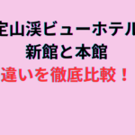 定山渓ビューホテル新館と本館の違いを徹底比較！